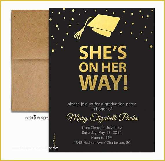 College Graduation Party Invitations Templates Free Of Best 25 College Graduation Announcements Ideas On