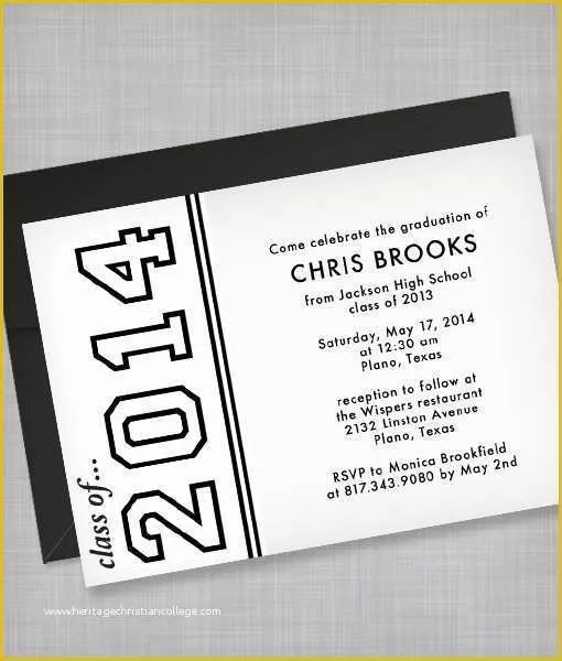 College Graduation Party Invitations Templates Free Of High School Graduation Invitation Template – Download &amp; Print