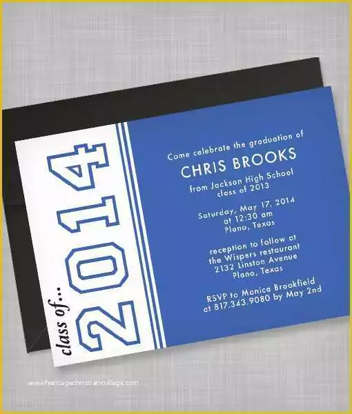 College Graduation Party Invitations Templates Free Of High School Graduation Invitation Template – Download & Print