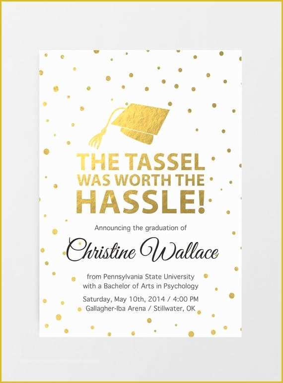 College Graduation Party Invitations Templates Free Of Printable Graduation Invitation Graduation Announcement