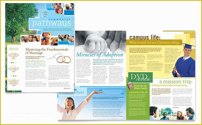 College Newsletter Templates Free Download Of Munity Church Newsletter Template Word & Publisher