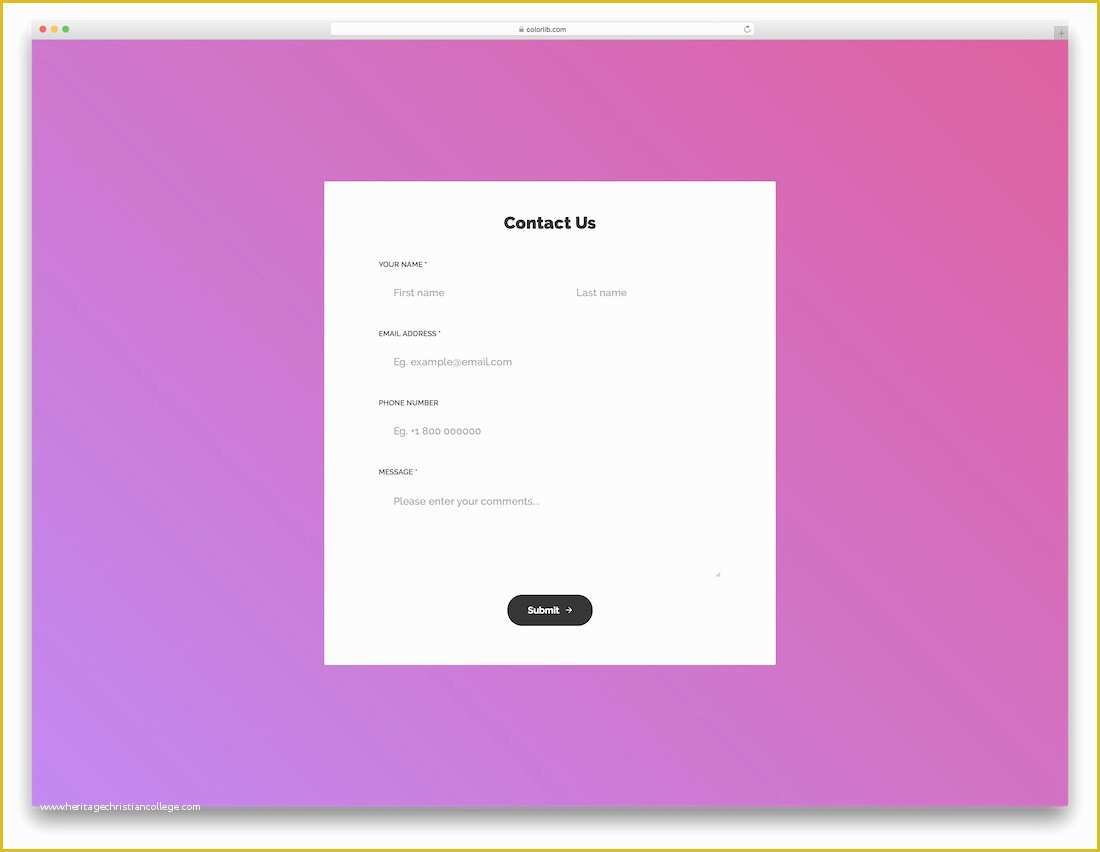 Colorlib Free Templates Of top 20 Free HTML5 & Css3 Contact form Templates 2019