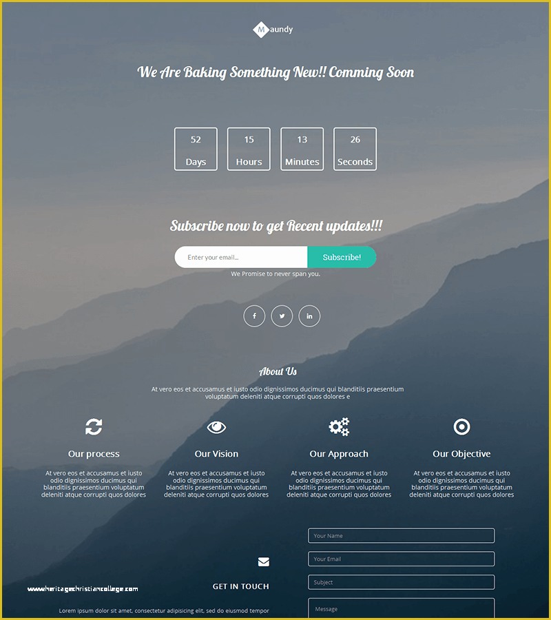 Coming soon Landing Page Template Free Of 15 Free Bootstrap Landing Pages Templates