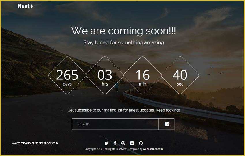 Coming soon Landing Page Template Free Of Best Free Ing soon Bootstrap Template Webthemez