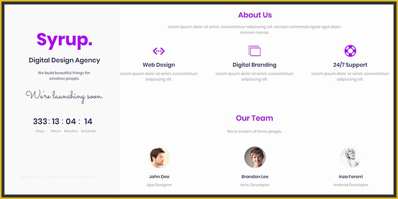 Coming soon Landing Page Template Free Of Free HTML Landing Page Template bypeoplebypeople