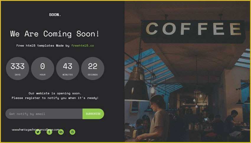 Coming soon Template Free Of 50 Free Ing soon Under Construction HTML Templates