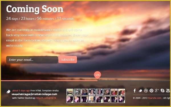 Coming soon Template Free Of 72 Best Ing soon & Under Construction HTML Templates