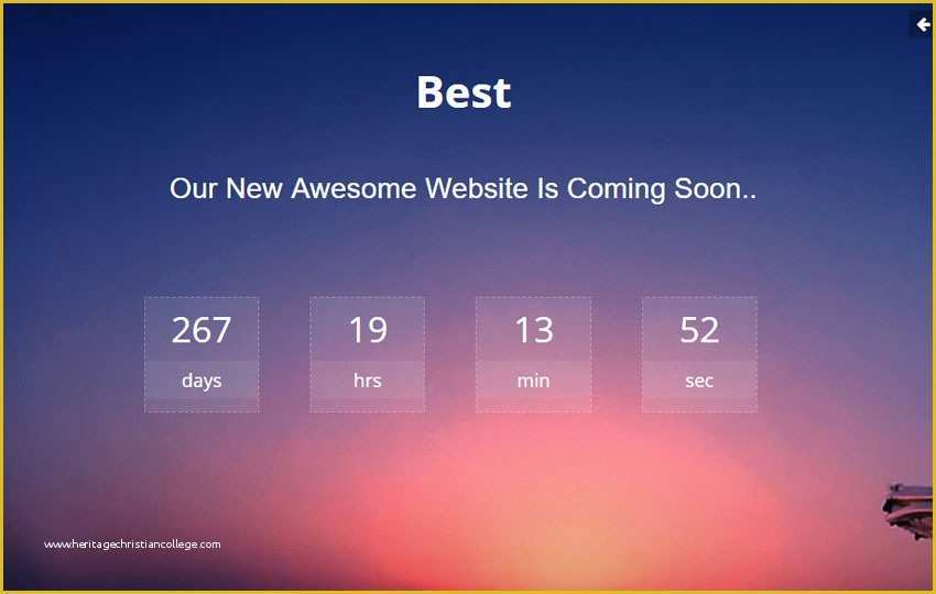 Coming soon Template Free Of Best Ing soon HTML Bootstrap Template Free Download