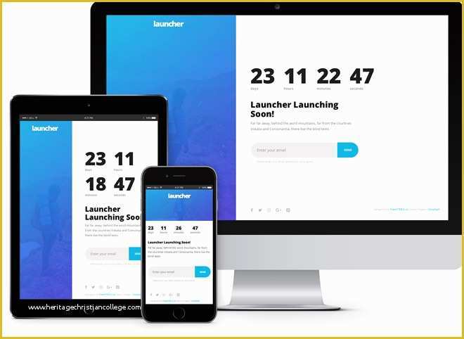 Coming soon Template Free Of Launcher Simple Ing soon HTML5 Bootstrap Template