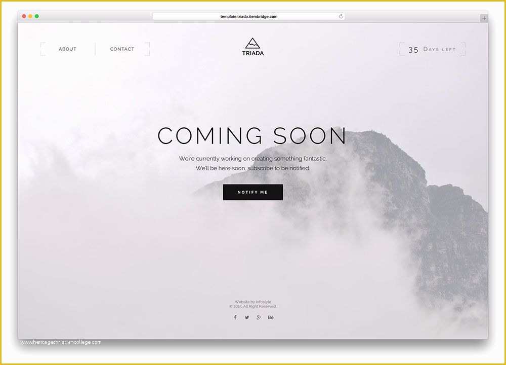 Coming soon Template Free Of Triada Fullscreen Ing soon 5 Template