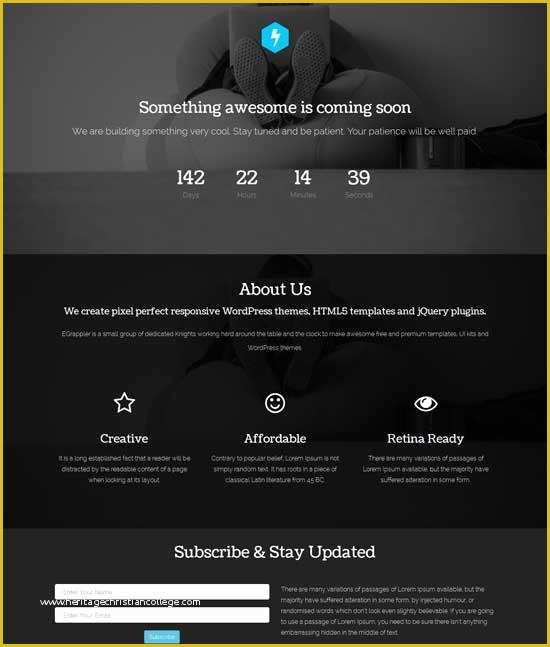 Coming soon Website Template Free Of 40 Free HTML Ing soon Maintenance Under