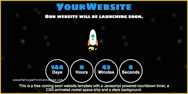 Coming soon Website Template Free Of Free E Page Ing soon Website Template Countdown Rocket