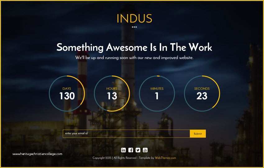 Coming soon Website Template Free Of Free Ing soon Responsive Template Webthemez