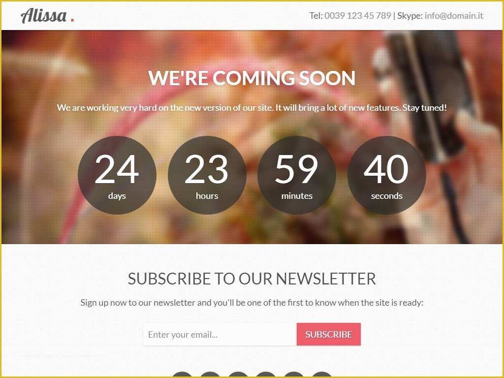 Coming soon Website Template Free Of Free Ing soon Templates Collection Free Website Templates