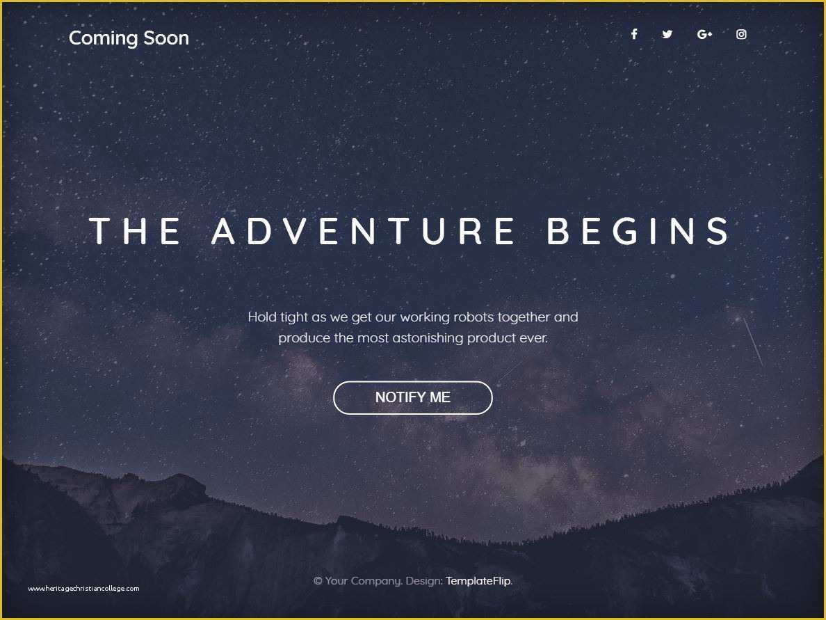 Coming soon Website Template Free Of Ing soon Website Under Construction Template with
