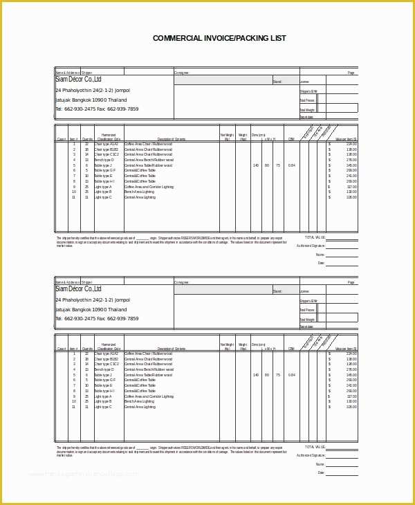 Commercial Invoice Template Excel Free Download Of 10 Excel Invoice Templates