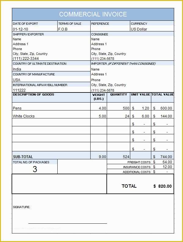 commercial-invoice-template-excel-free-download-of-8-air-waybill-excel-format