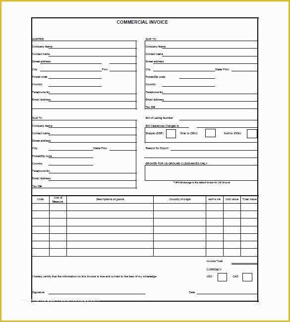 Commercial Invoice Template Excel Free Download Of How to Make A Mercial Invoice Template Excel Free Download