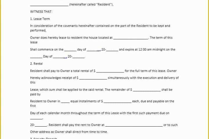 Commercial Rental Agreement Template Free Of 26 Free Mercial Lease Agreement Templates Template Lab