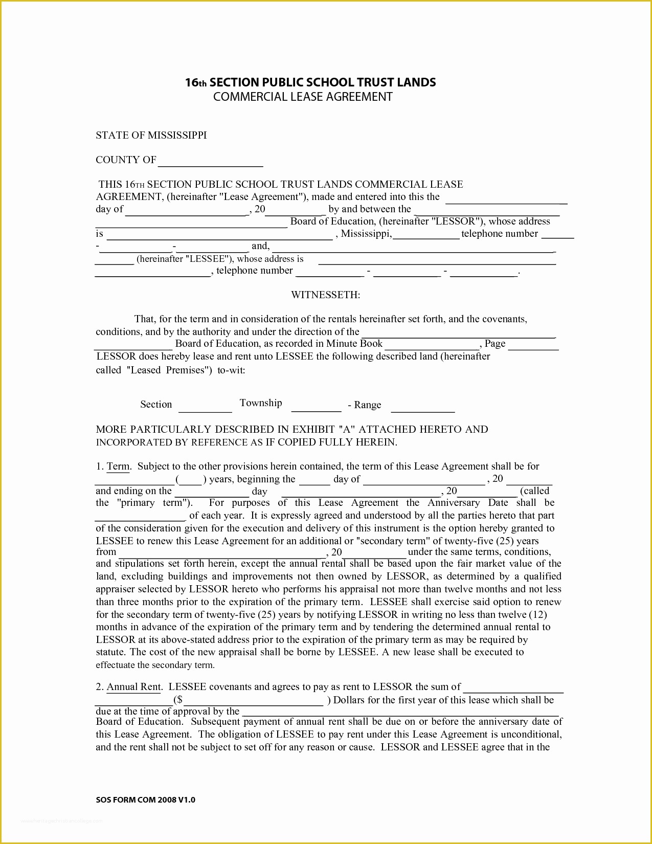 Commercial Rental Agreement Template Free Of Mercial Lease Abstract Template Excel Best Printable