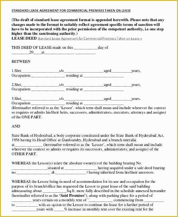 Commercial Sublease Agreement Template Free Of Sublease Agreement Word Sub Lease Template Mercial