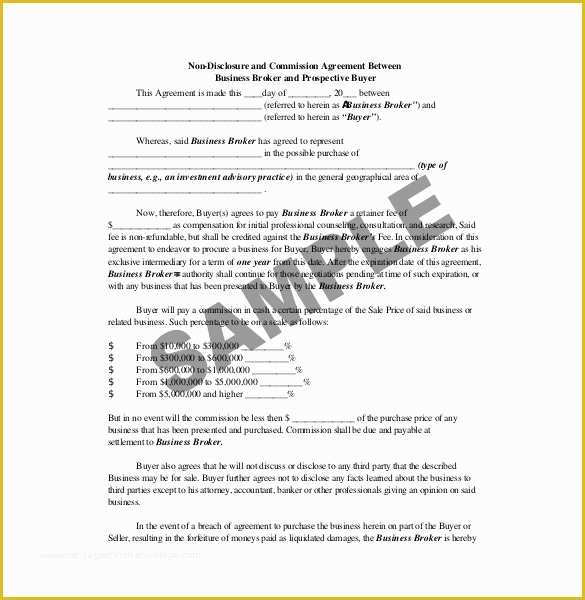 Commission Agreement Template Free Of 19 Mission Agreement Templates Word Pdf Pages