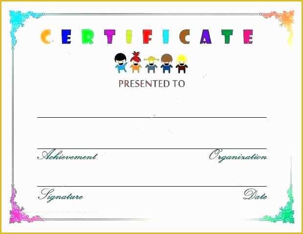 Community Service Certificate Template Free Of Service Award Template Free Award Template Munity