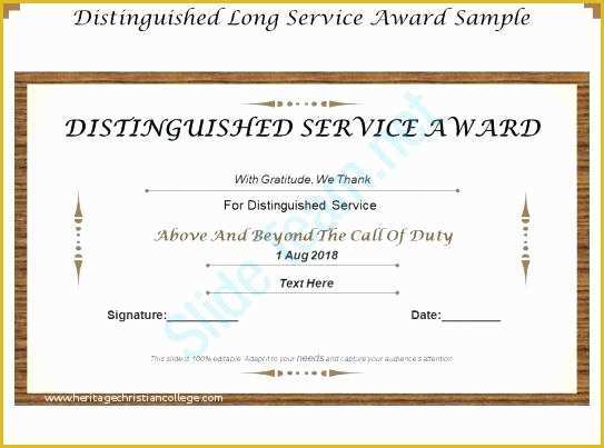 Community Service Certificate Template Free Of Service Award Template Free Award Template Munity