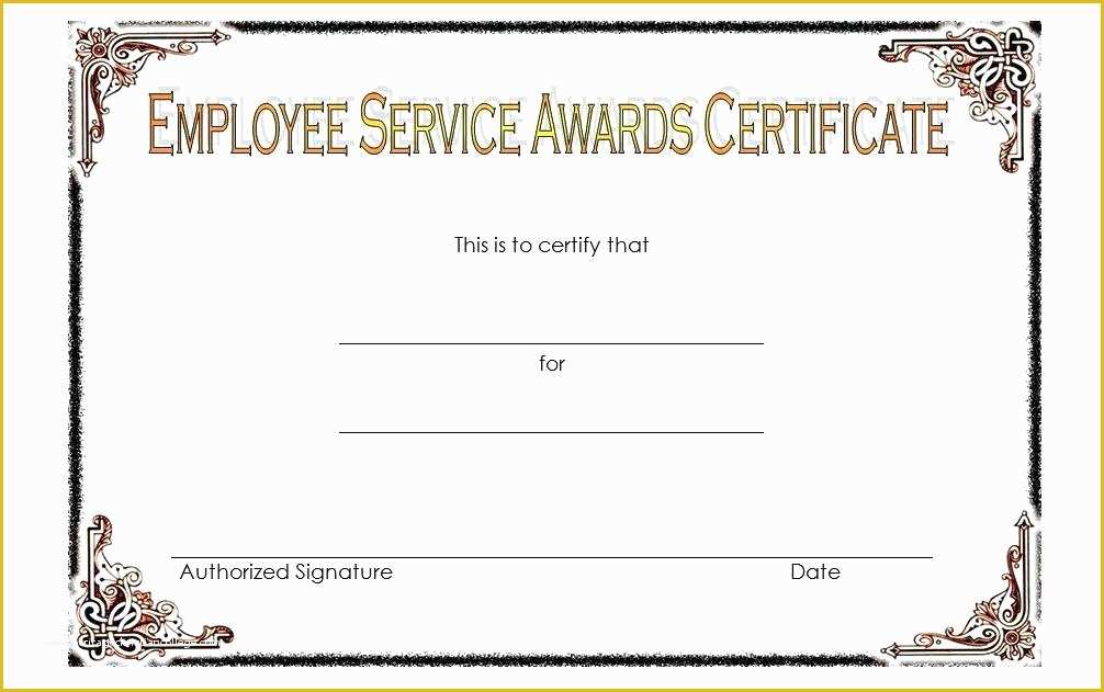 Community Service Certificate Template Free Of Service Award Template Free Award Template Munity