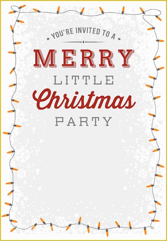 Company Christmas Party Flyer Template Free Of 22 Printable Christmas Invitation Templates Psd Vector