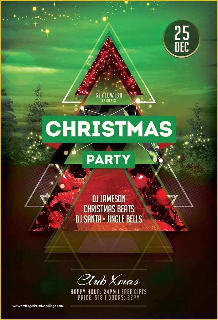 Company Christmas Party Flyer Template Free Of Christmas Party Posters Google Search