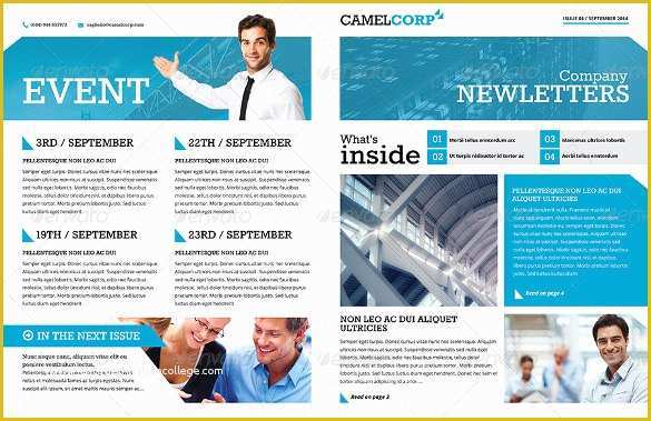 Company Newsletter Template Free Of 19 Word Newsletter Templates Psd Indesign Indd