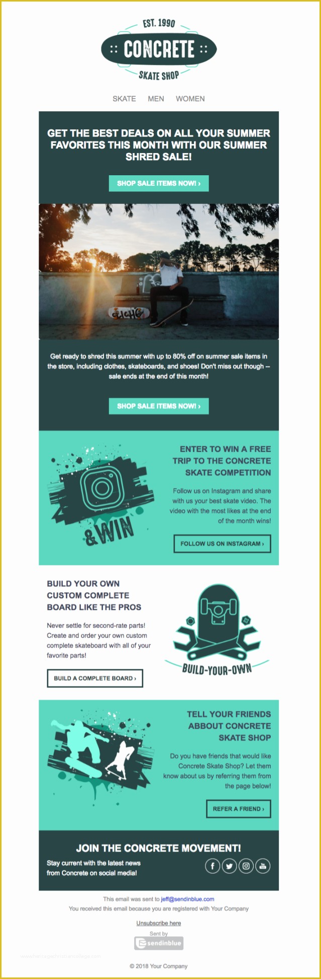 Company Newsletter Template Free Of 5 Free HTML Newsletter Templates to Wow Your Au Nce