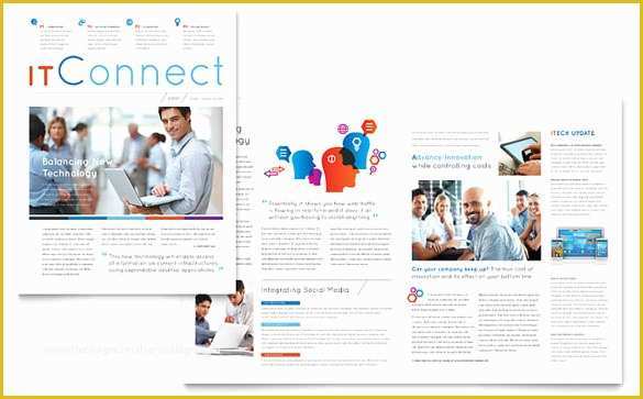 Company Newsletter Template Free Of Microsoft Newsletter Template – 8 Free Word Pdf