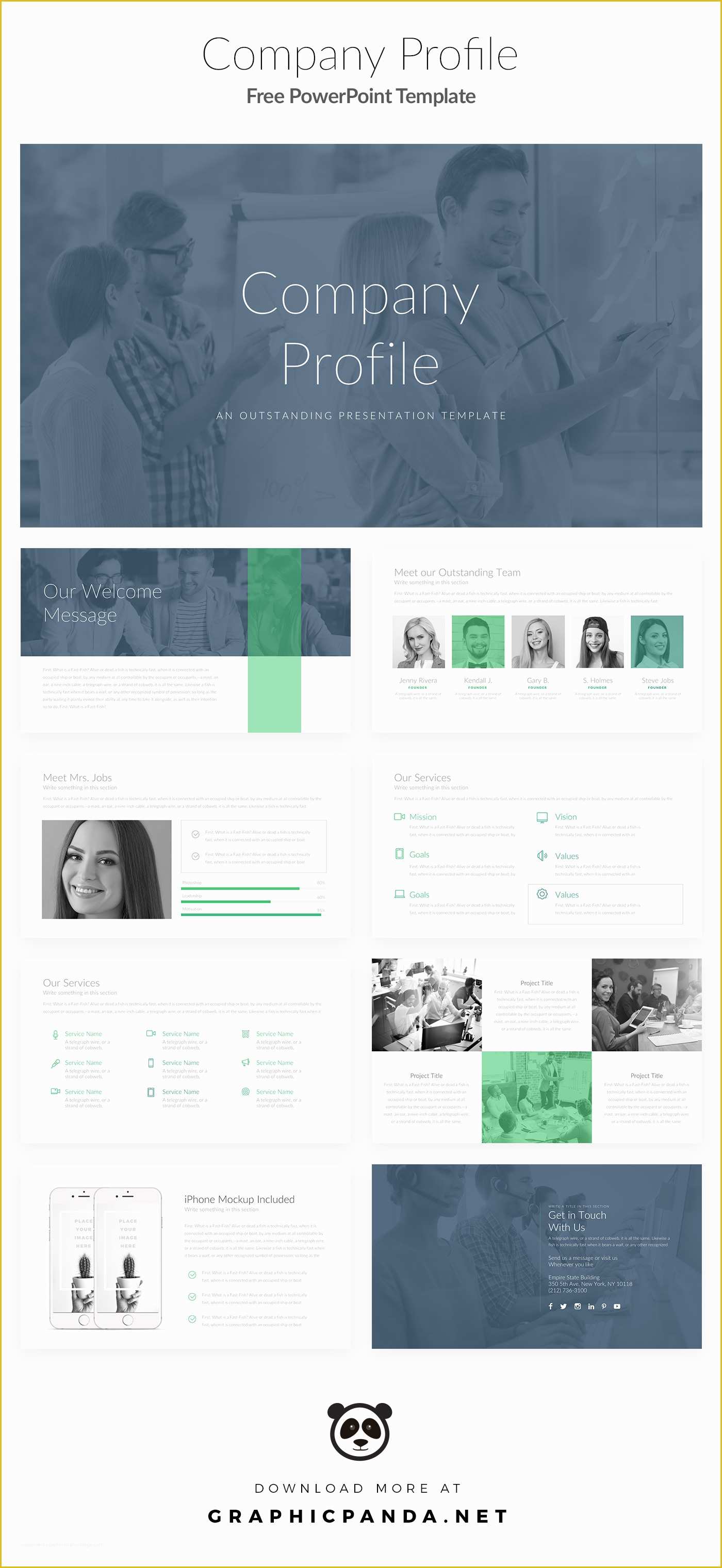 Company Profile Template Powerpoint Free Download Of Free Download Pany Profile Powerpoint Template