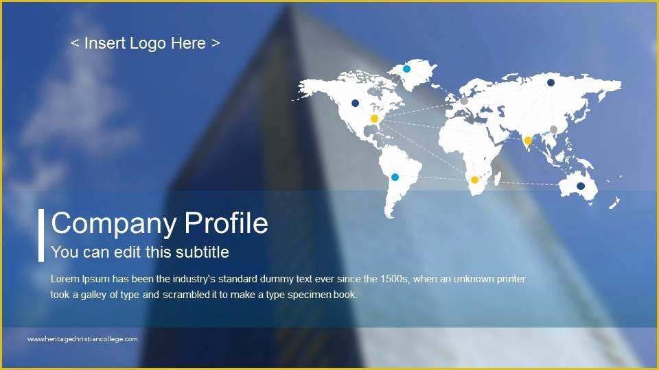 Company Profile Template Powerpoint Free Download Of Pany Profile Powerpoint Template