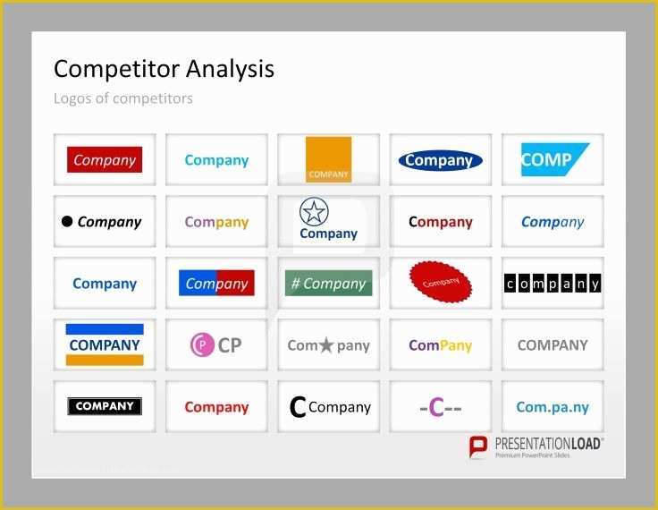 Competitor Analysis Ppt Template Free Of Market Analysis Petitor Benchmark Googlehaku Brand Ding