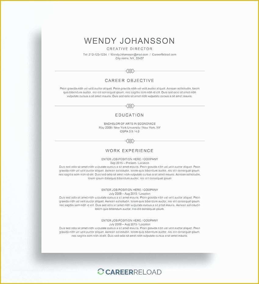 Completely Free Resume Template Download Of Free Resume Template Download Unique Downloads Awesome