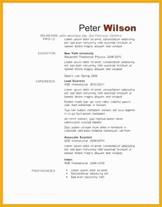 Completely Free Resume Template Download Of Truly Free Resume Builder Resume Builder Custom Resume