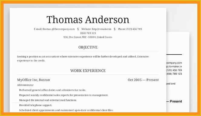 Completely Free Resume Templates Of 9 10 Pletely Free Resume Maker