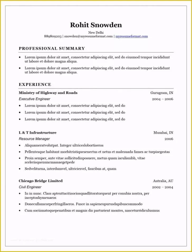 Completely Free Resume Templates Of Pletely Free Resume Builder Microsoft Word Download Tag