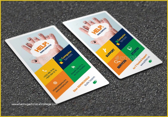 Computer Repair Business Card Templates Free Of 20 Puter Repair Business Cards Psds – Desiznworld