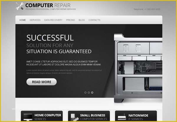 Computer Repair Business Card Templates Free Of Giveaway 3 Stunning Motocms HTML Templates for Free