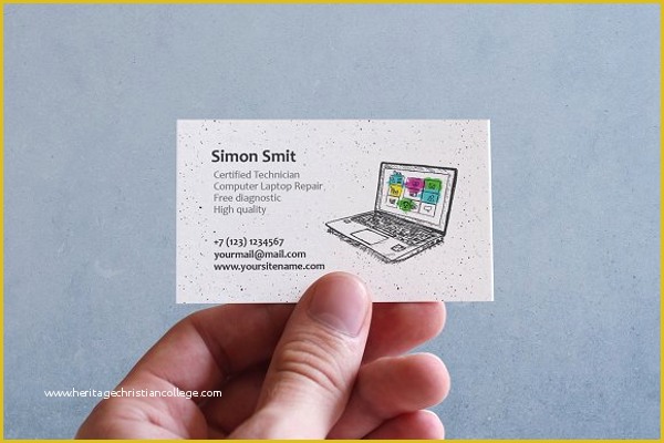 Computer Repair Business Card Templates Free Of Puter Repair Business Card Templates Free & Premium