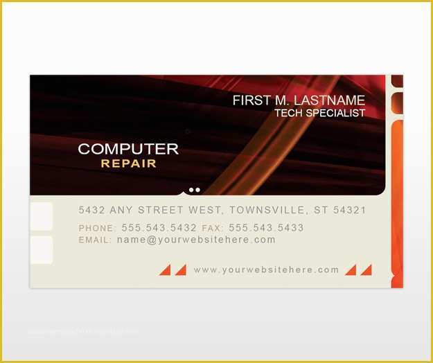 Computer Repair Business Card Templates Free Of Puter Repair Business Card Templates Mycreativeshop