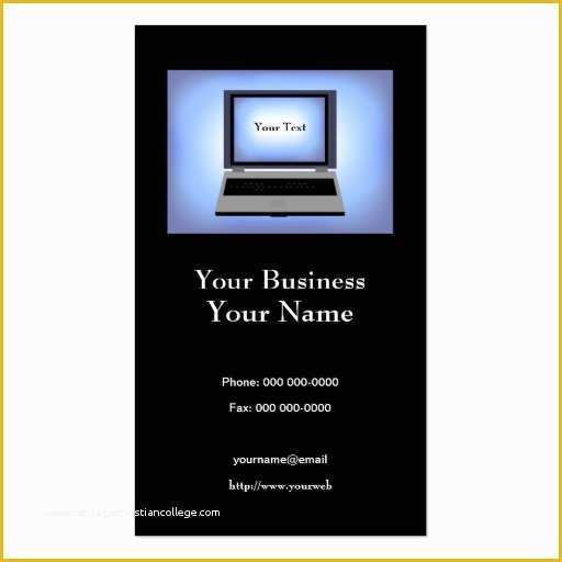 Computer Repair Business Card Templates Free Of Puter Repair Business Card Templates Page4