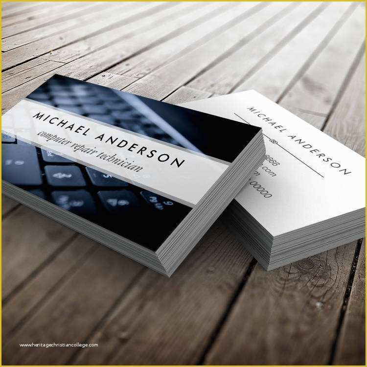 Computer Repair Business Card Templates Free Of Qr Code and Stainless Steel Brushed Metal Look Business