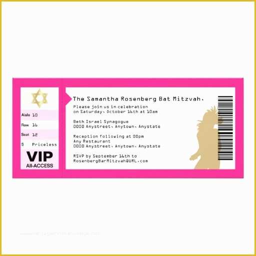 Concert Invitation Template Free Of Concert Ticket Invitation Template
