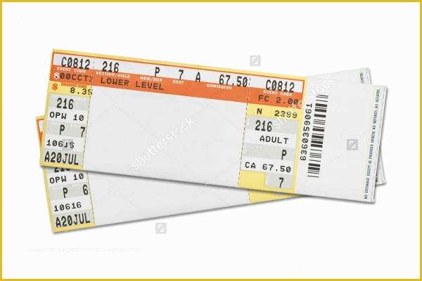 Concert Ticket Design Template Free Of 37 Ticket Templates Download