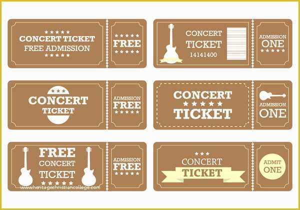 Concert Ticket Design Template Free Of 9 Entry Ticket Templates Free Psd Ai Vector Eps